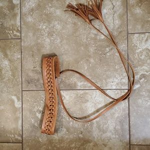 ADA Ava wrap belt tan